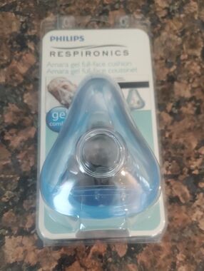 Philips Respironics CPAP Amara Gel Full Face Cushion Large NEW